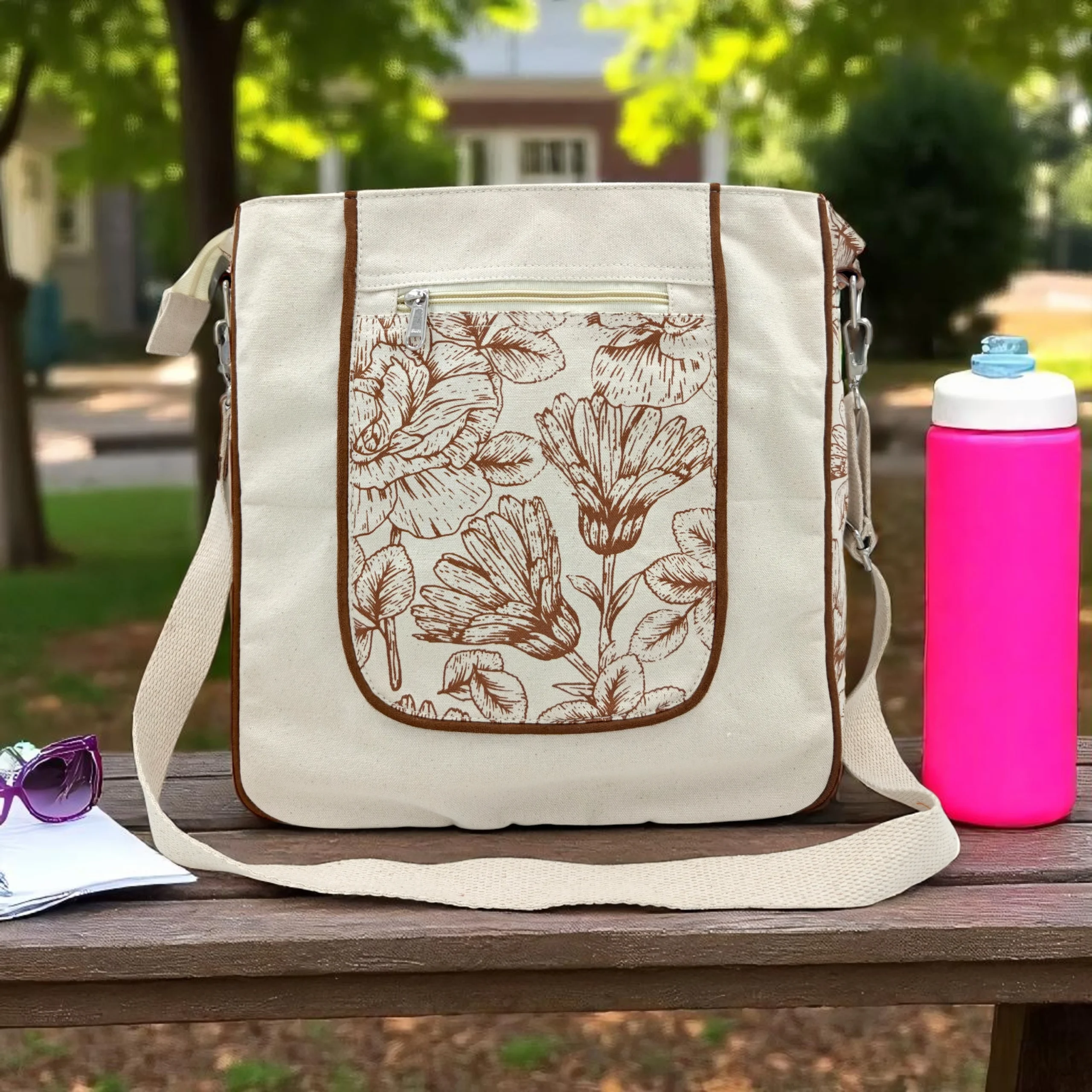 Floral Canvas Sling-Photoroom