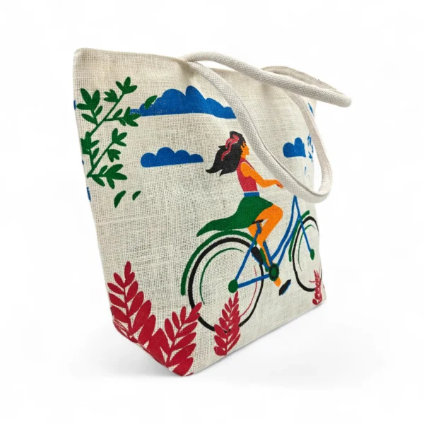 Ride Free Jute Bag - Image 2
