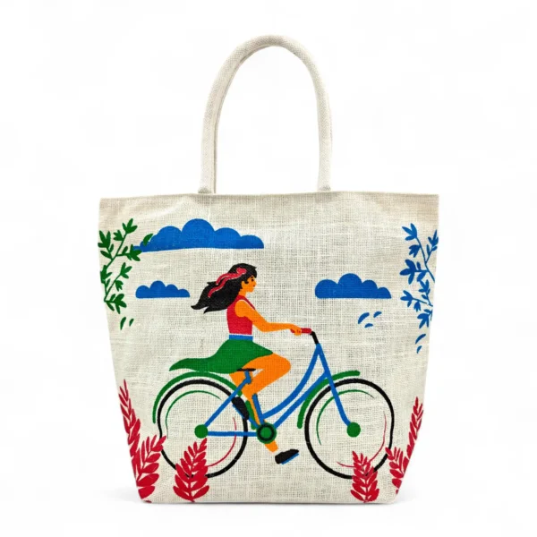 Ride Free Jute Bag