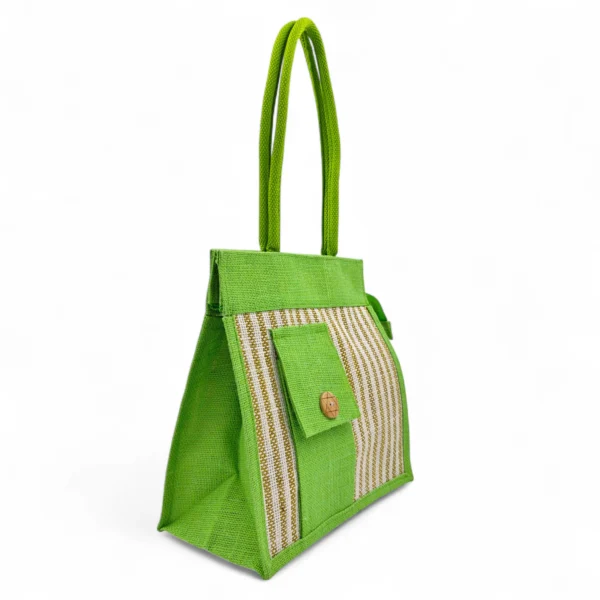 Jute Shoulder Bag Bulk 50pcs 5 Color Pack - Image 2