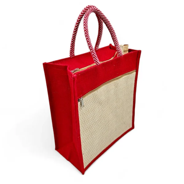 Jute Bag Bulk 50pcs Pack of 5 Colors - 2222A - Image 6