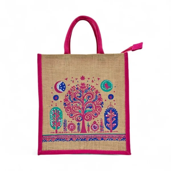 Jute Bag Bulk 50pcs Pack of 5 Colors - 3089 - Image 6